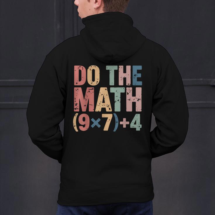 Do The Math 67 Meme Six Seven Teacher Men's Hoodie Back Print, gift for family, gift for coworker Do The Math 67 Meme Six Seven Teacher Men's Hoodie Back Print, gift for family, gift for coworker