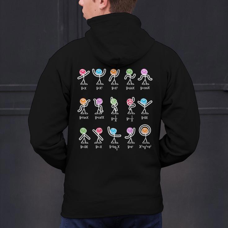 Math Equation Figures Algebra Dance Nerdy Teacher Joke For Men Women Girls Kids Men's Hoodie Back Print, gift for family, gift for coworker