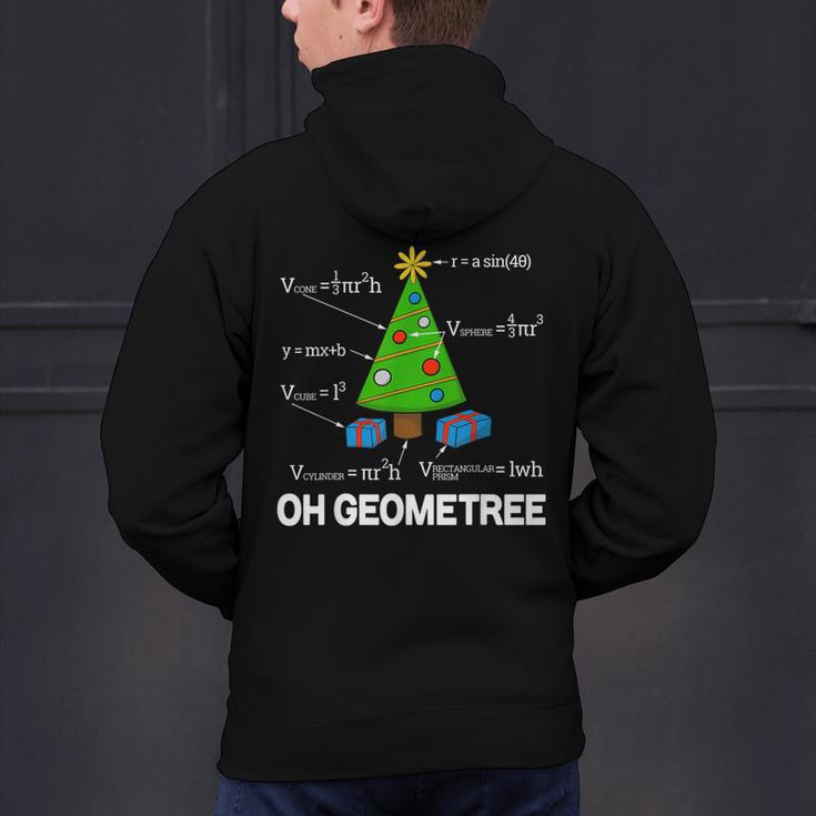Math Geometry Christmas Tree Geometree Teacher Men's Hoodie Back Print, gift for family, gift for coworker Math Geometry Christmas Tree Geometree Teacher Men's Hoodie Back Print, gift for family, gift for coworker