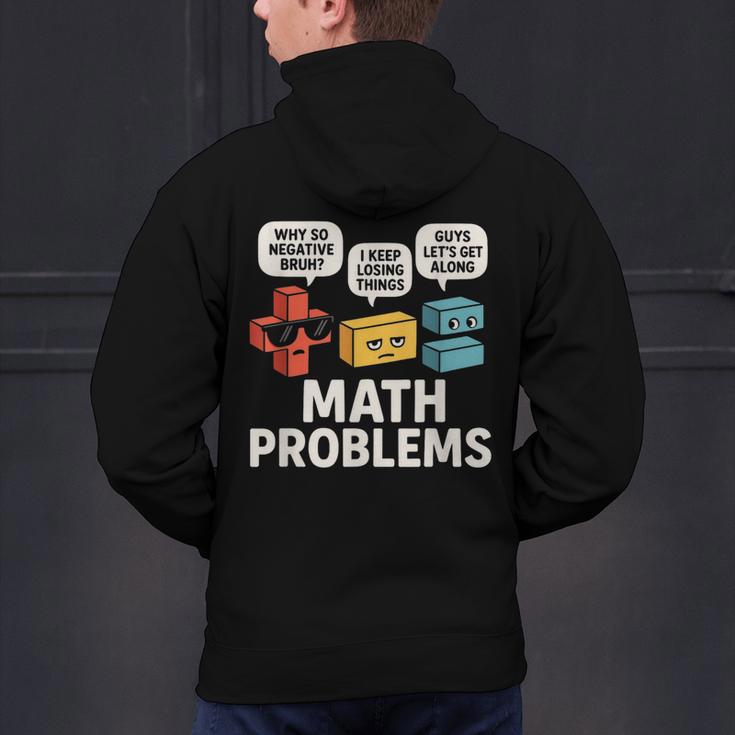 Math Problems Symbols Teacher Back To School Girl Boy Men's Hoodie Back Print, gift for family, gift for coworker Math Problems Symbols Teacher Back To School Girl Boy Men's Hoodie Back Print, gift for family, gift for coworker