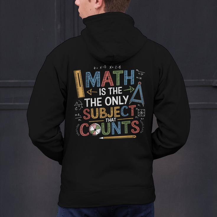 Math Teacher Mathematician Subject Mathematics Joke Men's Hoodie Back Print, gift for family, gift for coworker Math Teacher Mathematician Subject Mathematics Joke Men's Hoodie Back Print, gift for family, gift for coworker