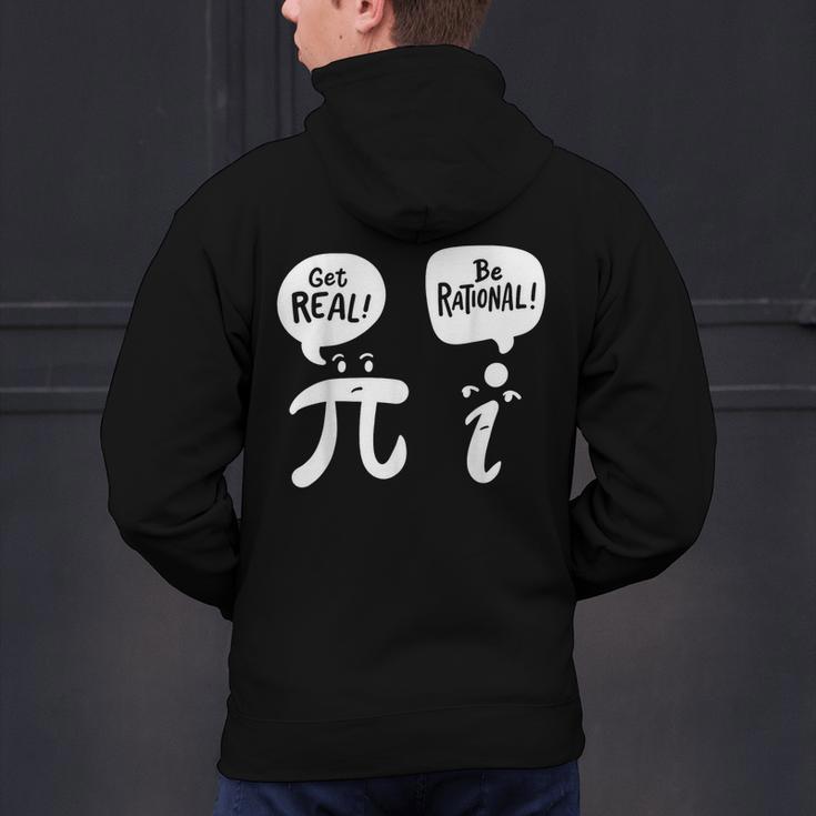 Math Teacher Math Student Be Real Get Rational Men's Hoodie Back Print, gift for family, gift for coworker Math Teacher Math Student Be Real Get Rational Men's Hoodie Back Print, gift for family, gift for coworker