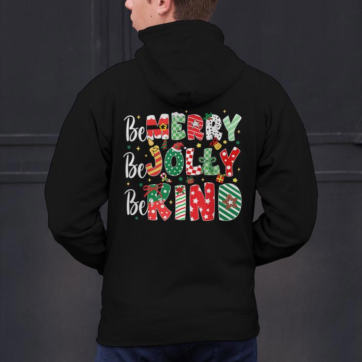 Be Merry Be Jolly Be Kind Merry Christmas Teacher Xmas PJs Men's Hoodie Back Print, gift for family, gift for coworker Be Merry Be Jolly Be Kind Merry Christmas Teacher Xmas PJs Men's Hoodie Back Print, gift for family, gift for coworker