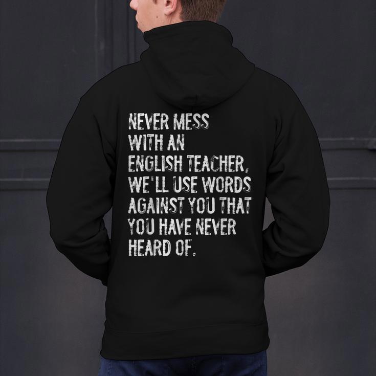 Never Mess With An English Teacher Back To School Men's Hoodie Back Print, English Teacher Hoodies, gift for family, gift for coworker Never Mess With An English Teacher Back To School Men's Hoodie Back Print, English Teacher Hoodies, gift for family, gift for coworker