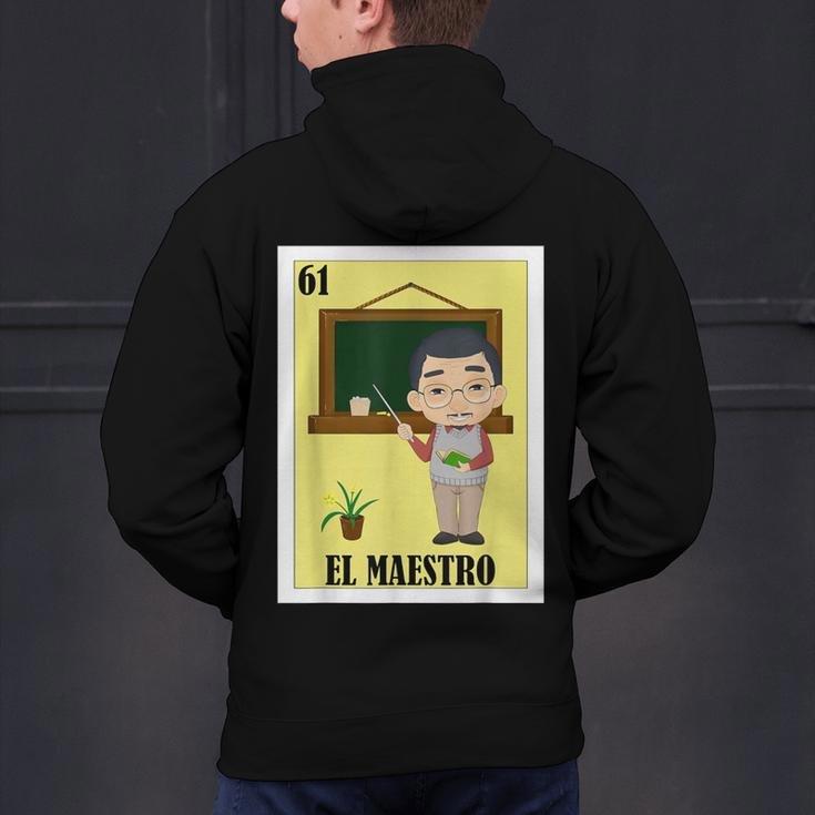 Mexican For Teachers El Maestro Men's Hoodie Back Print, gift for family, gift for coworker Mexican For Teachers El Maestro Men's Hoodie Back Print, gift for family, gift for coworker