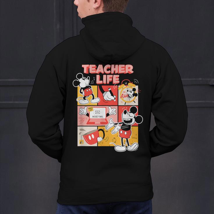 Mickey Mouse Teacher Life Men's Hoodie Back Print, gift for family, gift for coworker Mickey Mouse Teacher Life Men's Hoodie Back Print, gift for family, gift for coworker