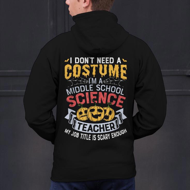 Middle School Science Teacher Halloween Costume For Men Women Men's Hoodie Back Print, Science Teacher Hoodies, gift for family, gift for coworker Middle School Science Teacher Halloween Costume For Men Women Men's Hoodie Back Print, Science Teacher Hoodies, gift for family, gift for coworker
