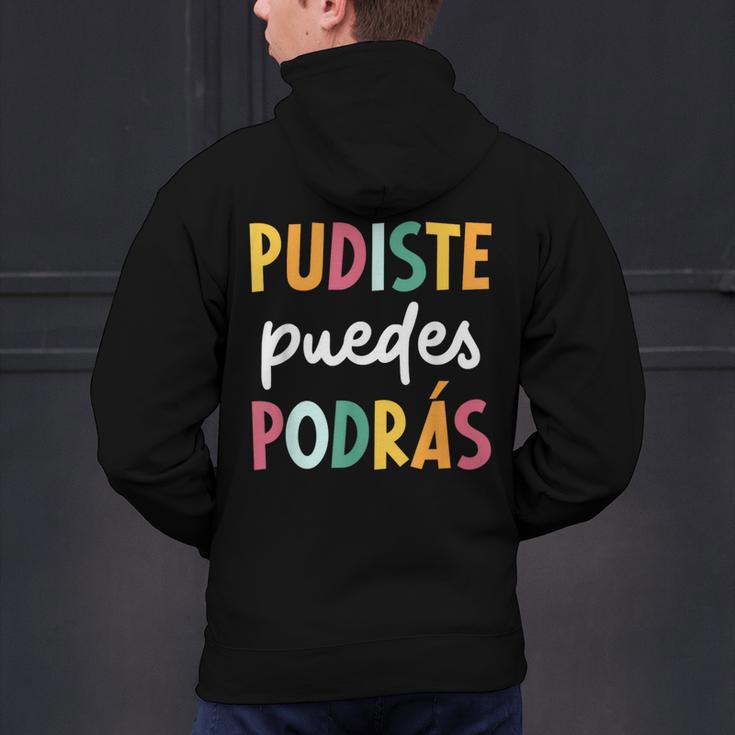 Multilingual Hispanic Heritage Spanish Teacher Maestra Men's Hoodie Back Print, gift for family, gift for coworker Multilingual Hispanic Heritage Spanish Teacher Maestra Men's Hoodie Back Print, gift for family, gift for coworker
