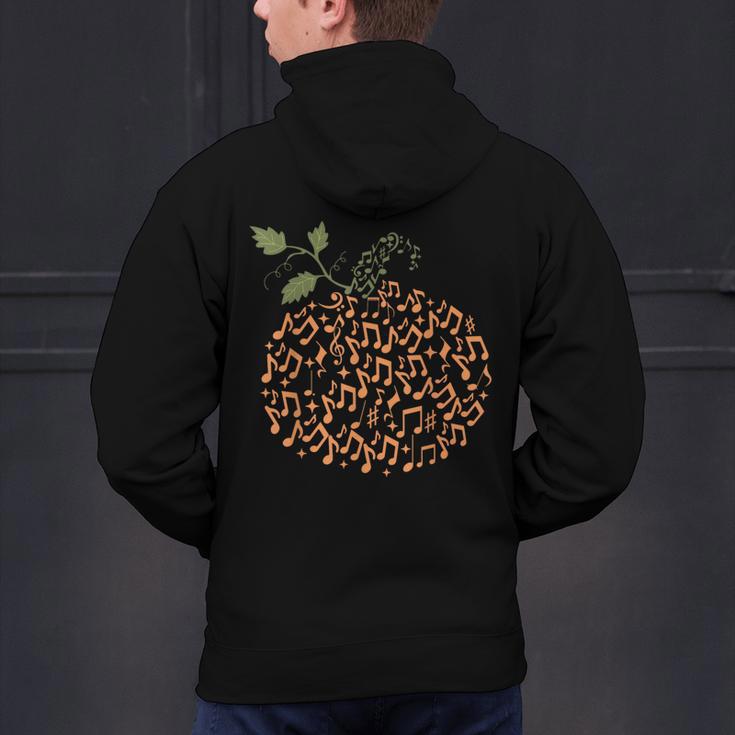 Music Notes Pumpkin Fall Music Teacher Autumn Halloween Men's Hoodie Back Print, gift for family, gift for coworker Music Notes Pumpkin Fall Music Teacher Autumn Halloween Men's Hoodie Back Print, gift for family, gift for coworker
