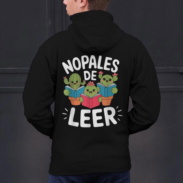 Nopales De Leer Bilingual Teacher Maestra Spanish Teacher Men's Hoodie Back Print, gift for family, gift for coworker Nopales De Leer Bilingual Teacher Maestra Spanish Teacher Men's Hoodie Back Print, gift for family, gift for coworker