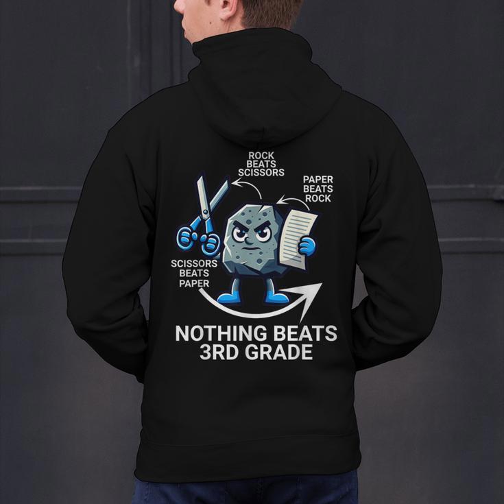 Nothing Beats 3rd Grade Back To School Kids Teachers Men's Hoodie Back Print, gift for family, gift for coworker