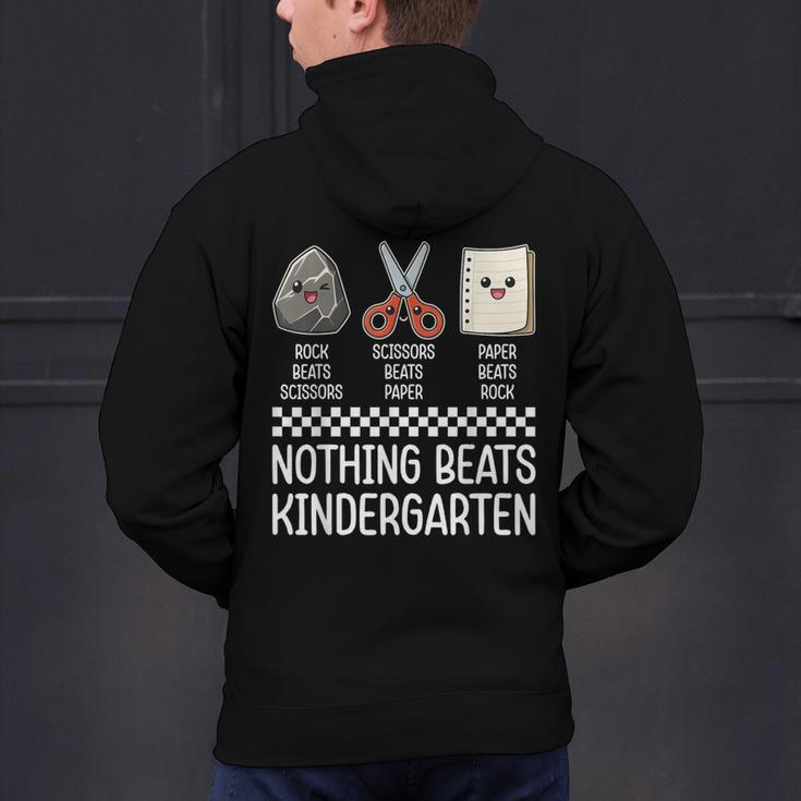 Nothing Beats Kindergarten Back To School Kids Teacher Men's Hoodie Back Print, gift for family, gift for coworker Nothing Beats Kindergarten Back To School Kids Teacher Men's Hoodie Back Print, gift for family, gift for coworker