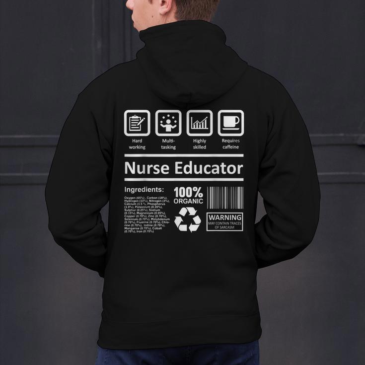 Nurse Educator Shirt Men Women Nursing Instructor Teacher Men's Hoodie Back Print, gift for family, gift for coworker