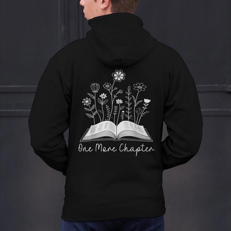 One-More Chapter Wildflower Reading Teacher Library Bookish Men's Hoodie Back Print, gift for family, gift for coworker One-More Chapter Wildflower Reading Teacher Library Bookish Men's Hoodie Back Print, gift for family, gift for coworker