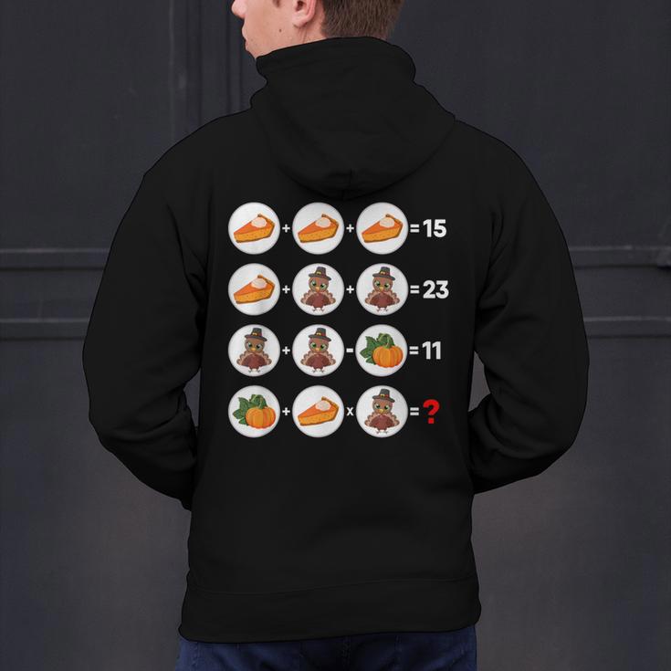 Order Of Operations Math Quiz Game Teacher Thanksgiving Men's Hoodie Back Print, gift for family, gift for coworker Order Of Operations Math Quiz Game Teacher Thanksgiving Men's Hoodie Back Print, gift for family, gift for coworker
