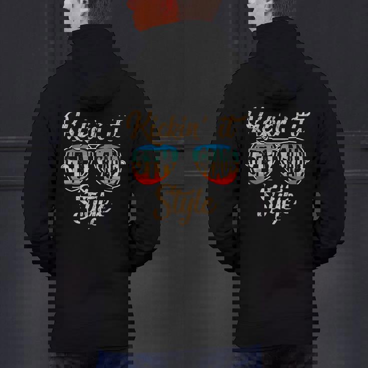 P41l Retro Kickin It 5th Grade Style Teacher Back To School For Men Women Girls Kids Men&#x27;s Hoodie Back Print, gift for family, gift for coworker