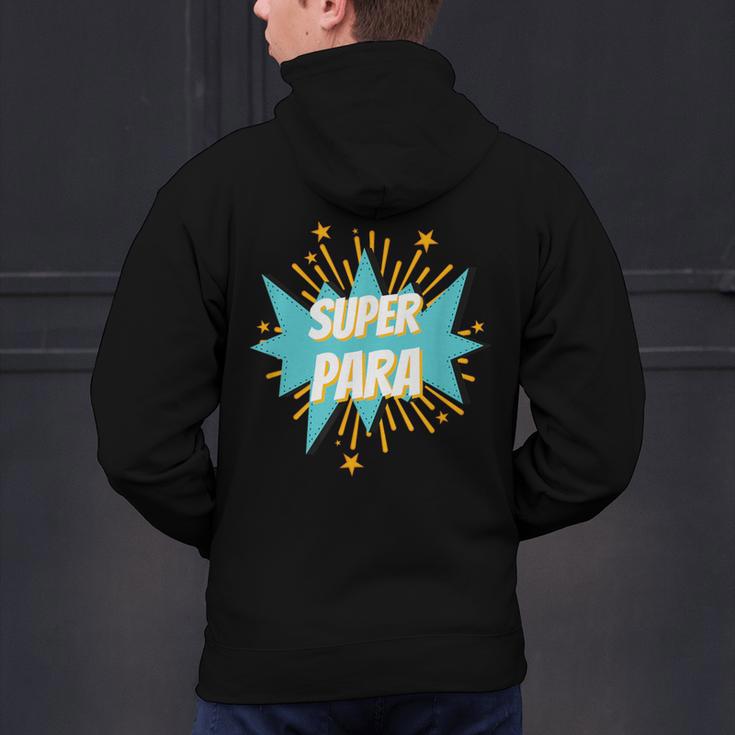 Para Shirt Super Para Paraprofessional Teacher Men's Hoodie Back Print, Super Teacher Hoodies, gift for family, gift for coworker Para Shirt Super Para Paraprofessional Teacher Men's Hoodie Back Print, Super Teacher Hoodies, gift for family, gift for coworker