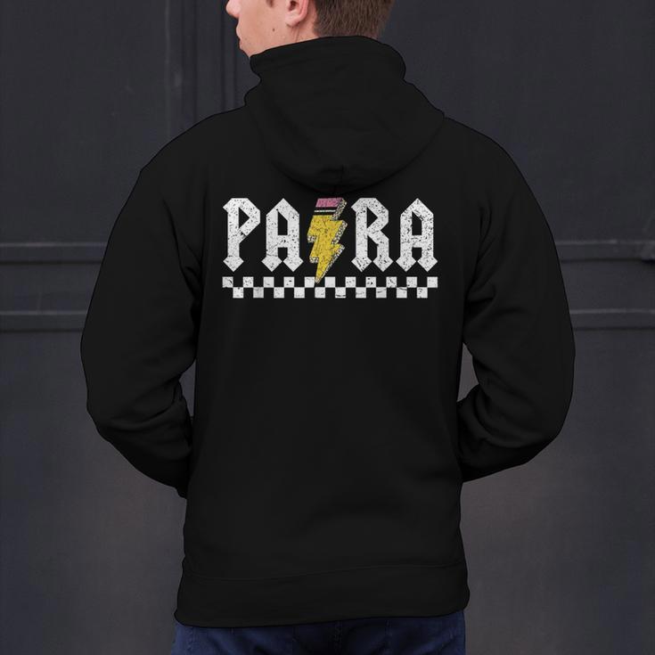 Para Squad Paraprofessional Para Teacher Men's Hoodie Back Print, gift for family, gift for coworker Para Squad Paraprofessional Para Teacher Men's Hoodie Back Print, gift for family, gift for coworker