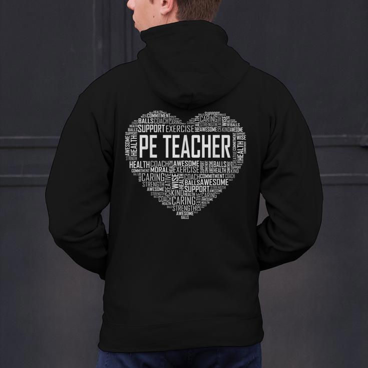 PE Physical Education Teacher PEAppreciation Coach Men's Hoodie Back Print, Pe Teacher Hoodies, gift for family, gift for coworker