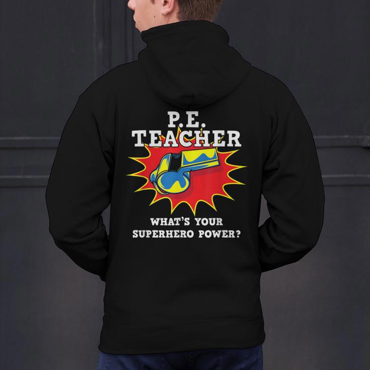 PE Physical Education Teacher Superhero Power School Men's Hoodie Back Print, Pe Teacher Hoodies, gift for family, gift for coworker PE Physical Education Teacher Superhero Power School Men's Hoodie Back Print, Pe Teacher Hoodies, gift for family, gift for coworker