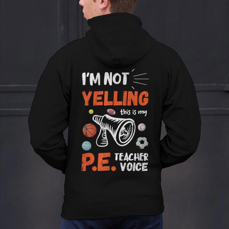 PE Teacher Voice PE Teacher School Fitness Class Men's Hoodie Back Print, Pe Teacher Hoodies, gift for family, gift for coworker PE Teacher Voice PE Teacher School Fitness Class Men's Hoodie Back Print, Pe Teacher Hoodies, gift for family, gift for coworker