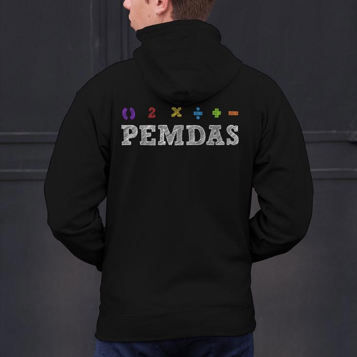 PEMDAS Please Excuse My Dear Aunt Sally Math Rules Teacher Men's Hoodie Back Print, gift for family, gift for coworker PEMDAS Please Excuse My Dear Aunt Sally Math Rules Teacher Men's Hoodie Back Print, gift for family, gift for coworker