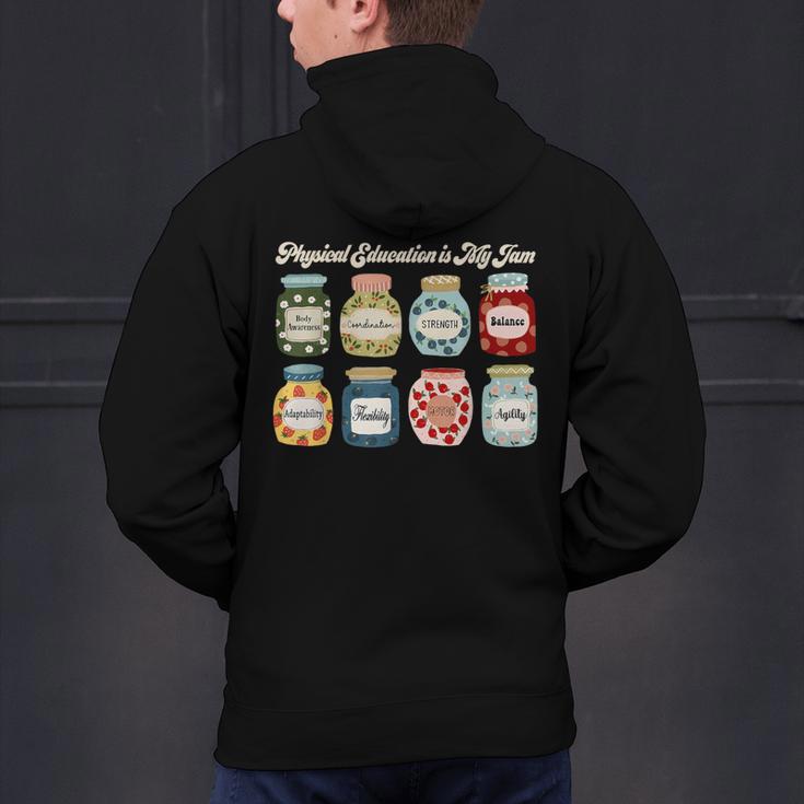 Physical Education Is My Jam Sports PE Coach Teacher Men's Hoodie Back Print, Pe Teacher Hoodies, gift for family, gift for coworker Physical Education Is My Jam Sports PE Coach Teacher Men's Hoodie Back Print, Pe Teacher Hoodies, gift for family, gift for coworker