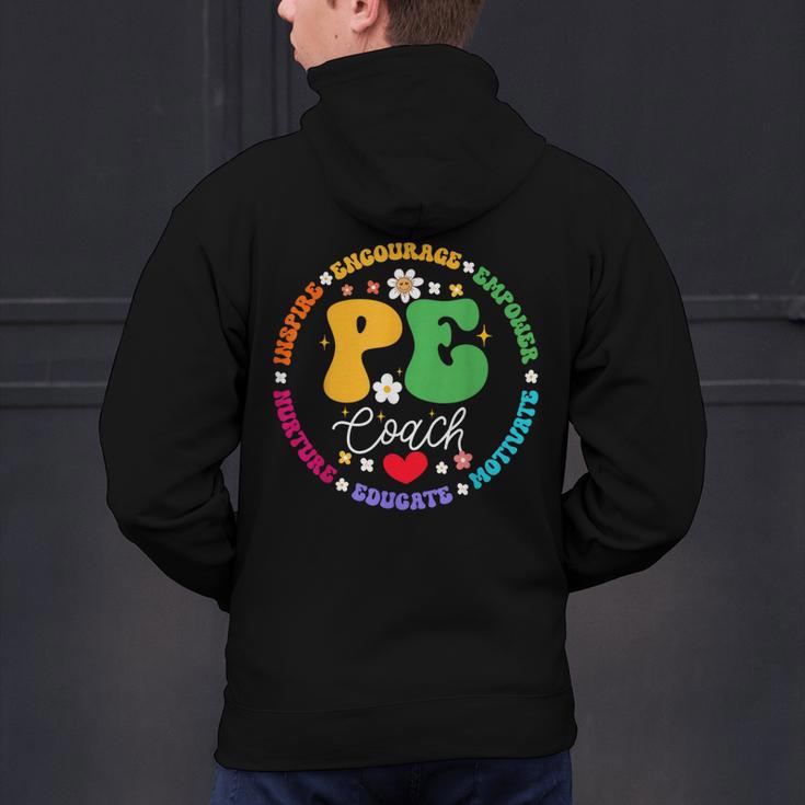Physical Education PE Instructor Coach Teacher Gym Men's Hoodie Back Print, Pe Teacher Hoodies, gift for family, gift for coworker