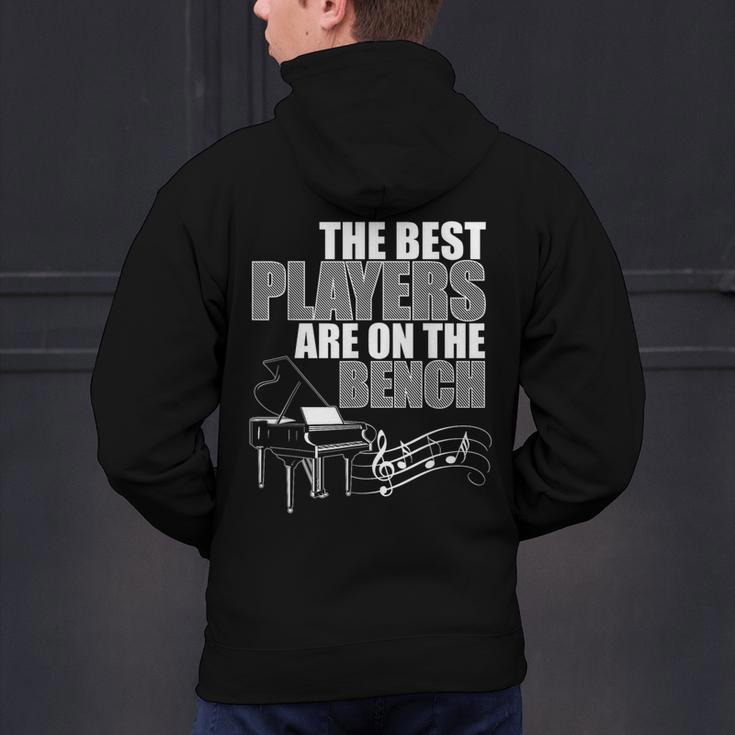 Piano Art For Men Women Pianist Piano Teacher Piano Player Men's Hoodie Back Print, gift for family, gift for coworker