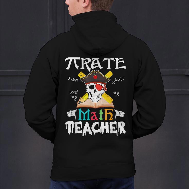 Pirate Math Teacher Skull Pirate Halloween Costume Men's Hoodie Back Print, gift for family, gift for coworker Pirate Math Teacher Skull Pirate Halloween Costume Men's Hoodie Back Print, gift for family, gift for coworker