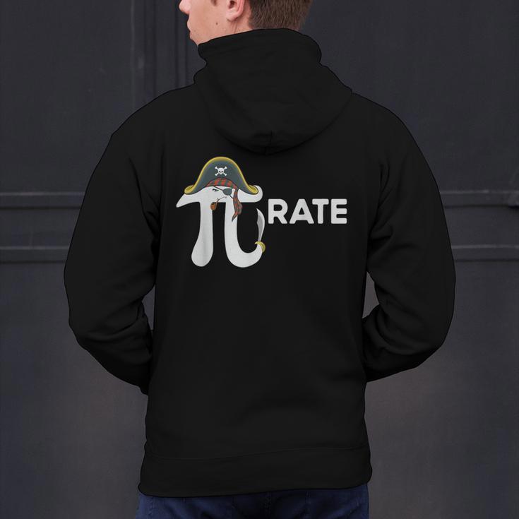 Pirate Pi Math Pie Halloween Costume Teacher Men Women Men's Hoodie Back Print, gift for family, gift for coworker