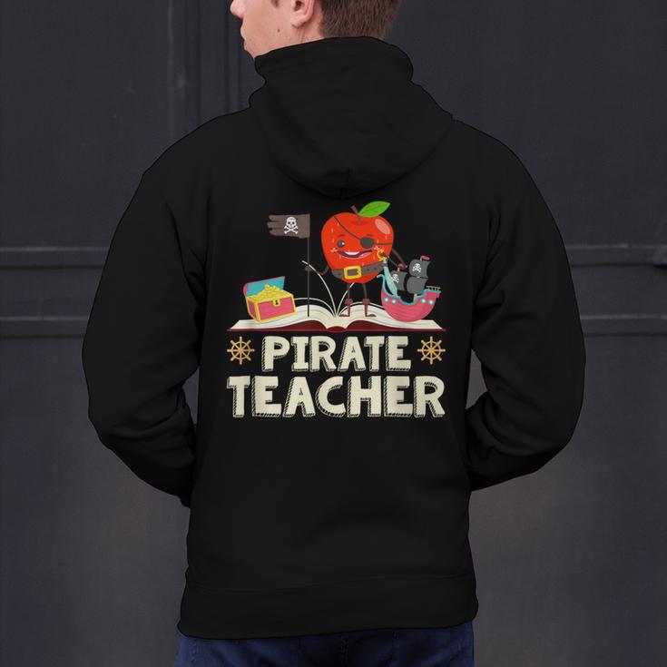 Pirate Teacher Men Women Kids Men's Hoodie Back Print, gift for family, gift for coworker Pirate Teacher Men Women Kids Men's Hoodie Back Print, gift for family, gift for coworker