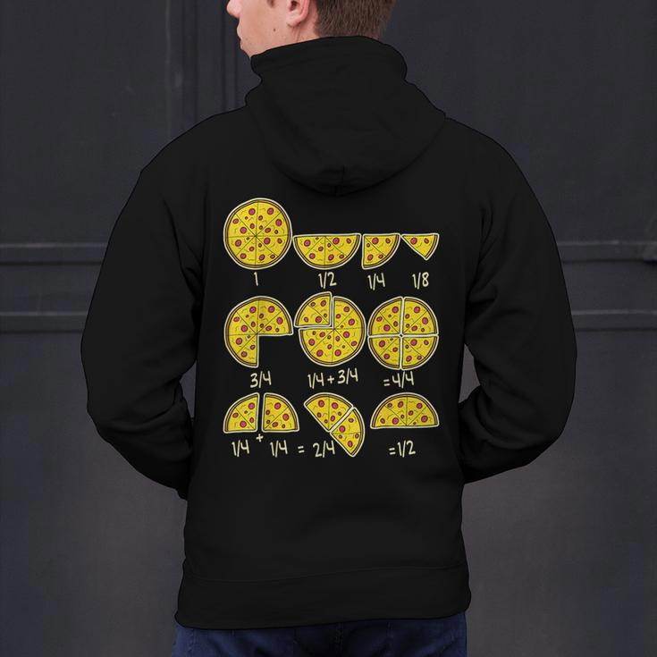Pizza Salami Cheese Quick Math Fractions Math Teachers For Men Women Girls Kids Men's Hoodie Back Print, gift for family, gift for coworker Pizza Salami Cheese Quick Math Fractions Math Teachers For Men Women Girls Kids Men's Hoodie Back Print, gift for family, gift for coworker