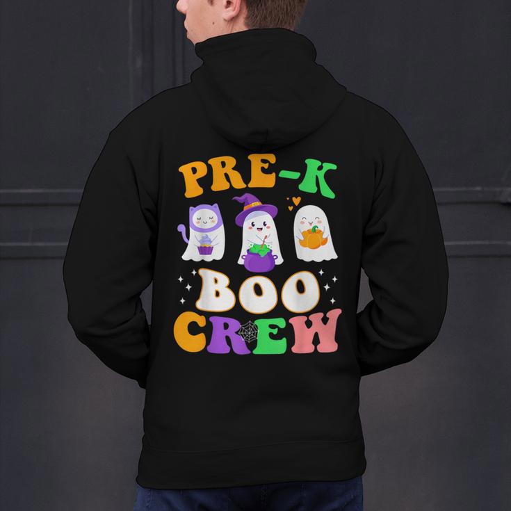 Pre-K Boo Crew Cute Ghost Halloween Costume Teacher Student For Men Women Kids Men's Hoodie Back Print, gift for family, gift for coworker Pre-K Boo Crew Cute Ghost Halloween Costume Teacher Student For Men Women Kids Men's Hoodie Back Print, gift for family, gift for coworker