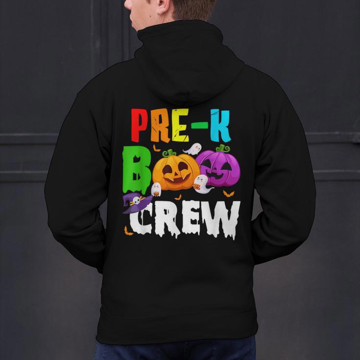 Pre K Boo Crew Halloween Costume Teachers Kids Men's Hoodie Back Print, gift for family, gift for coworker Pre K Boo Crew Halloween Costume Teachers Kids Men's Hoodie Back Print, gift for family, gift for coworker