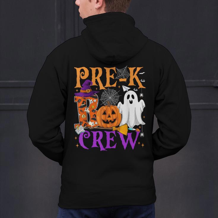 Pre-K Boo Crew Teacher Student Halloween Costume Men's Hoodie Back Print, gift for family, gift for coworker Pre-K Boo Crew Teacher Student Halloween Costume Men's Hoodie Back Print, gift for family, gift for coworker