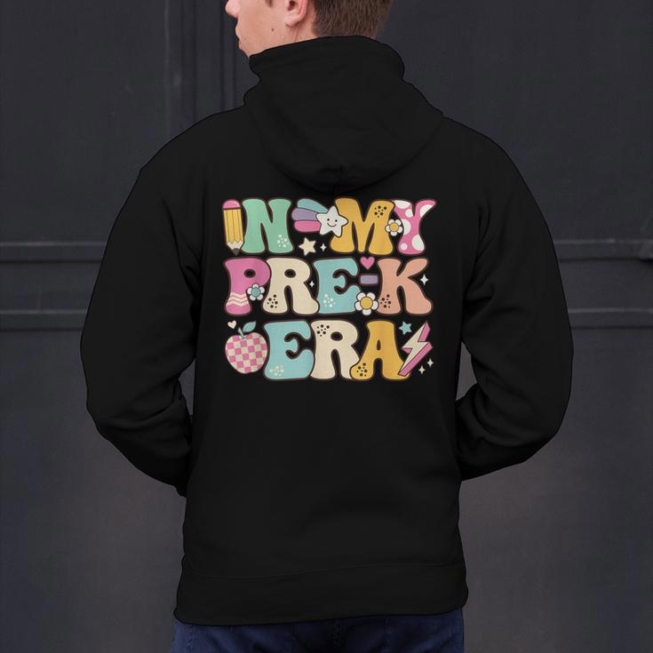 In My Pre-K Era Girl Back To School Cute PreSchool Teacher Men's Hoodie Back Print, gift for family, gift for coworker