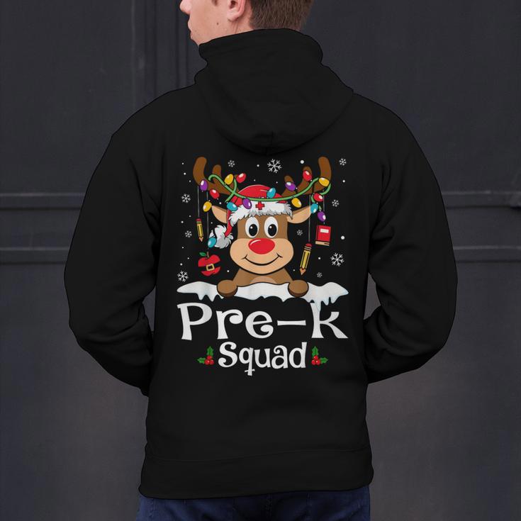 Pre-k Teacher Squad Reindeer Teacher Christmas Men's Hoodie Back Print, gift for family, gift for coworker Pre-k Teacher Squad Reindeer Teacher Christmas Men's Hoodie Back Print, gift for family, gift for coworker