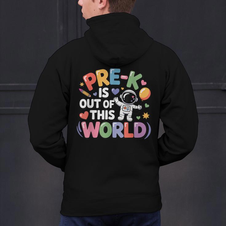 Pre-K Is Out Of This World Space Planets Teacher Men's Hoodie Back Print, gift for family, gift for coworker Pre-K Is Out Of This World Space Planets Teacher Men's Hoodie Back Print, gift for family, gift for coworker