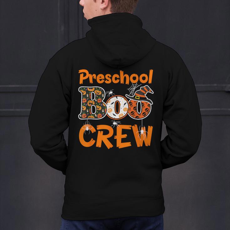 Preschool Boo Crew Halloween Teachers Students Costume Men's Hoodie Back Print, gift for family, gift for coworker Preschool Boo Crew Halloween Teachers Students Costume Men's Hoodie Back Print, gift for family, gift for coworker