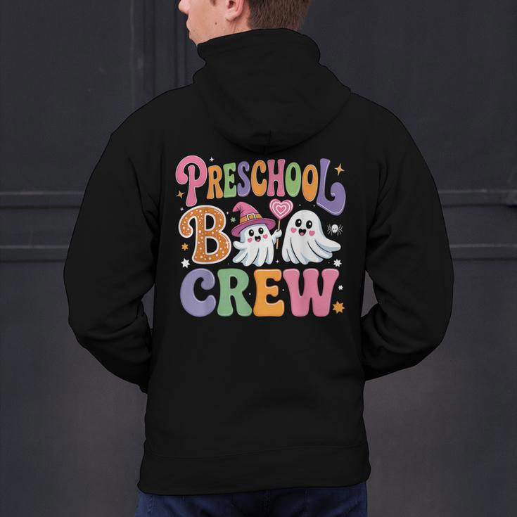 Preschool Boo Crew Preschool Teacher Student Halloween Men's Hoodie Back Print, gift for family, gift for coworker Preschool Boo Crew Preschool Teacher Student Halloween Men's Hoodie Back Print, gift for family, gift for coworker