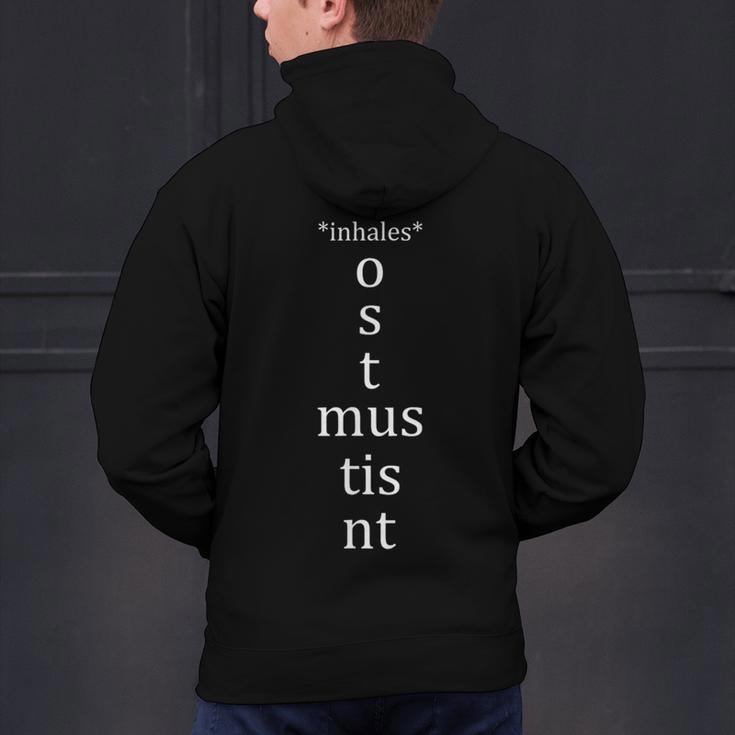 Present Active Conjugation Latin Teacher Latin Language Men's Hoodie Back Print, gift for family, gift for coworker