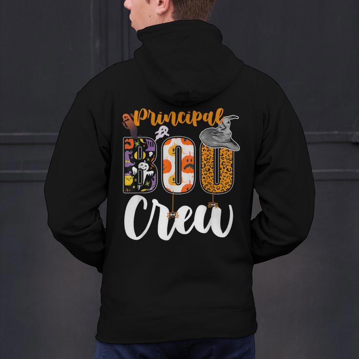 Principal Boo Crew Ghost Halloween Teachers School Matching Men's Hoodie Back Print, gift for family, gift for coworker Principal Boo Crew Ghost Halloween Teachers School Matching Men's Hoodie Back Print, gift for family, gift for coworker