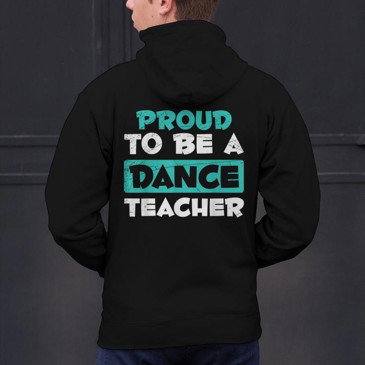 Proud Dance Instructor Choreographer Dance Teacher Men's Hoodie Back Print, gift for family, gift for coworker Proud Dance Instructor Choreographer Dance Teacher Men's Hoodie Back Print, gift for family, gift for coworker