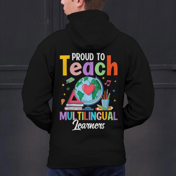 Proud To Teach Multilingual Learner ESL English Teacher Men's Hoodie Back Print, Esl Teacher Hoodies, English Teacher Hoodies, gift for family, gift for coworker Proud To Teach Multilingual Learner ESL English Teacher Men's Hoodie Back Print, Esl Teacher Hoodies, English Teacher Hoodies, gift for family, gift for coworker