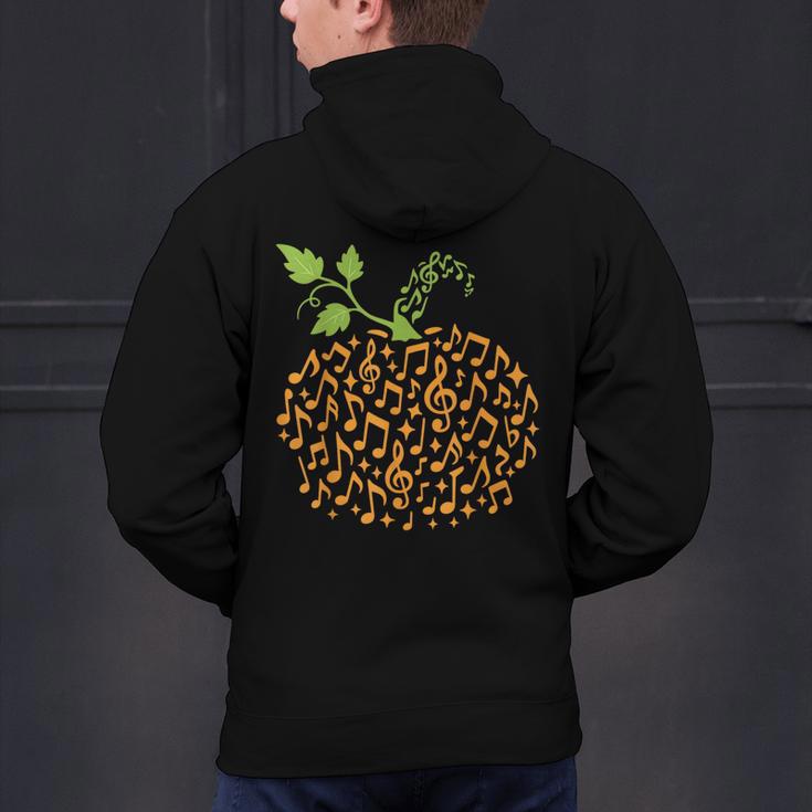 Pumpkin Music Notes Fall Teacher Autumn Halloween Men's Hoodie Back Print, gift for family, gift for coworker Pumpkin Music Notes Fall Teacher Autumn Halloween Men's Hoodie Back Print, gift for family, gift for coworker