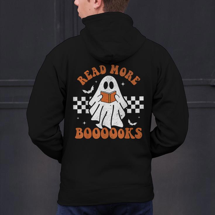 Read More Books Cute Ghost Reading Book Teacher Halloween Men's Hoodie Back Print, gift for family, gift for coworker Read More Books Cute Ghost Reading Book Teacher Halloween Men's Hoodie Back Print, gift for family, gift for coworker