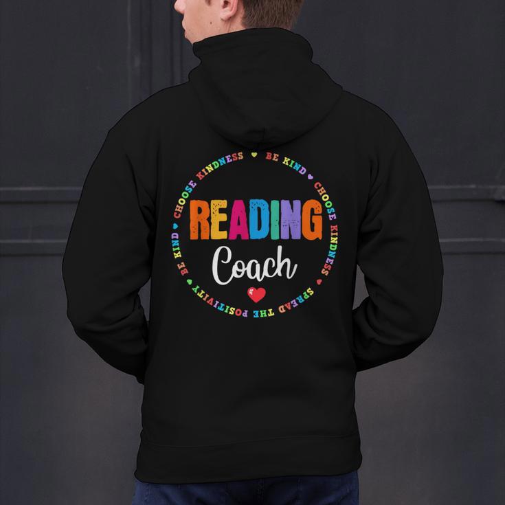 Reading Coach Teacher Interventionist Specialist Literacy Men's Hoodie Back Print, gift for family, gift for coworker Reading Coach Teacher Interventionist Specialist Literacy Men's Hoodie Back Print, gift for family, gift for coworker