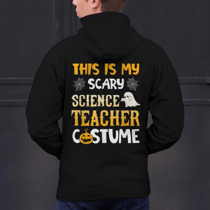 This Is My Scary Science Teacher Halloween Costumes Men Women Kids Men's Hoodie Back Print, Science Teacher Hoodies, gift for family, gift for coworker
