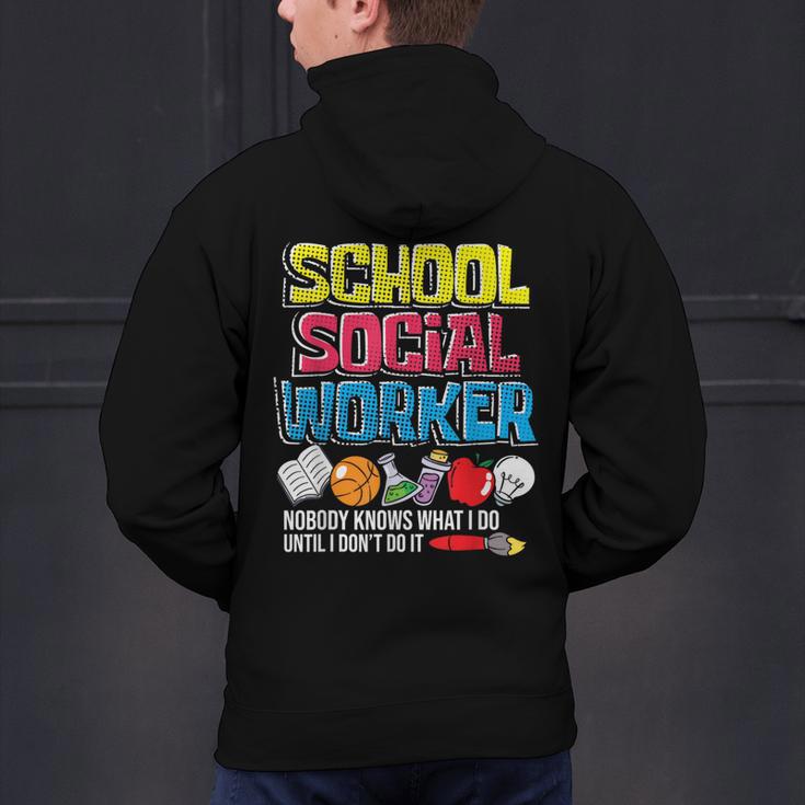 School Social Worker Teacher Caseworker Public Servant LSW Men's Hoodie Back Print, gift for family, gift for coworker School Social Worker Teacher Caseworker Public Servant LSW Men's Hoodie Back Print, gift for family, gift for coworker